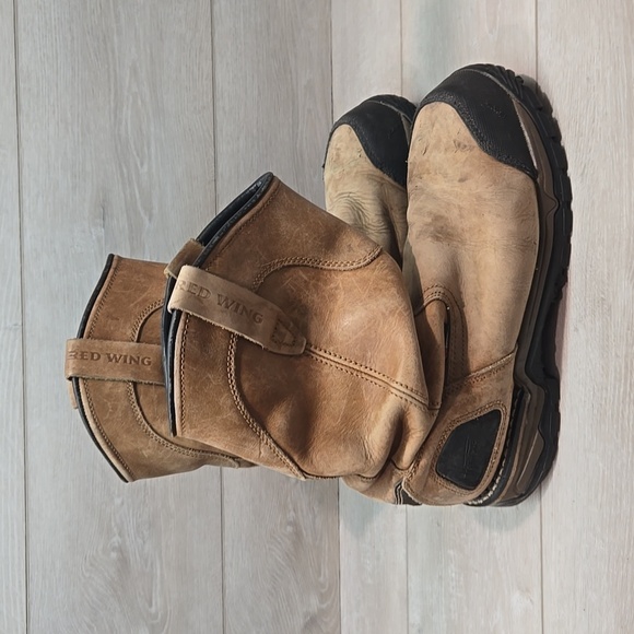 Red Wing Men's Leather Steel Toe Vibram Work Boots 4448 Shoes Sz 11D - Picture 2 of 12